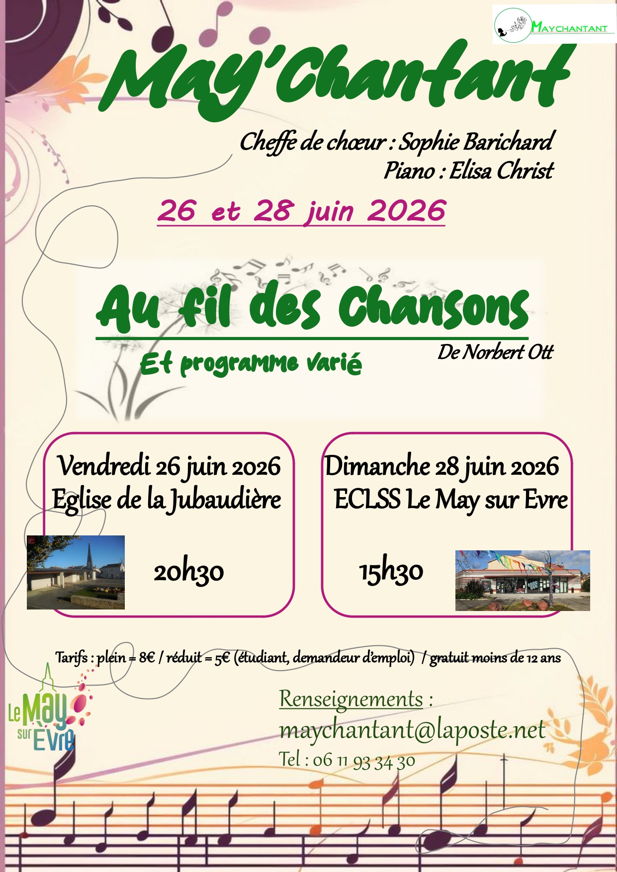 Concerts May&rsquo;Chantant