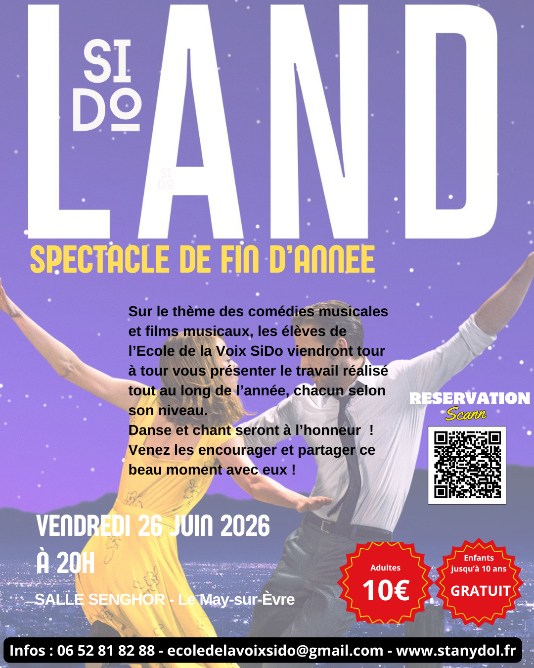 Spectacle de fin d&rsquo;année « SIDOLAND »