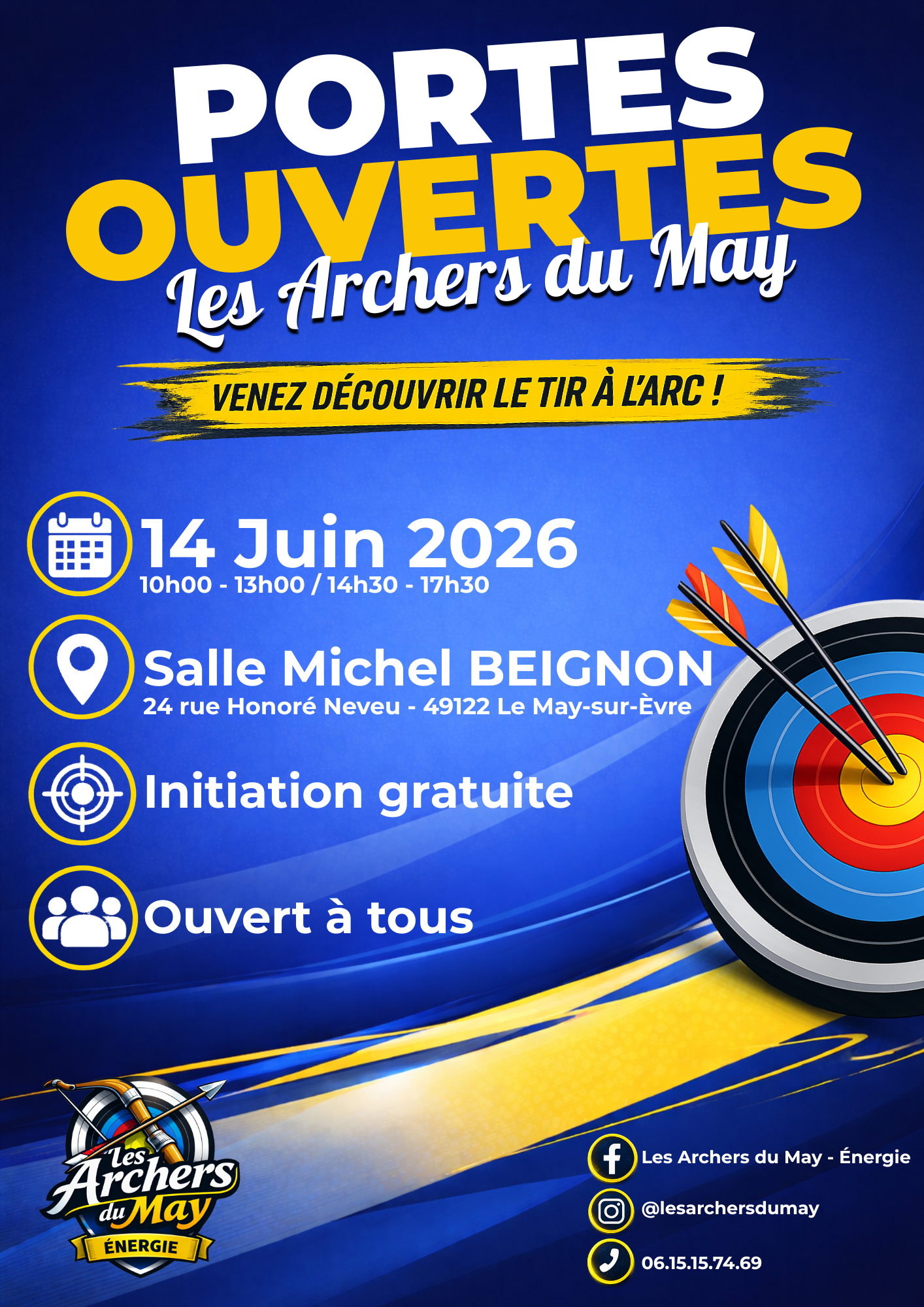 Portes ouvertes – Les archers du May