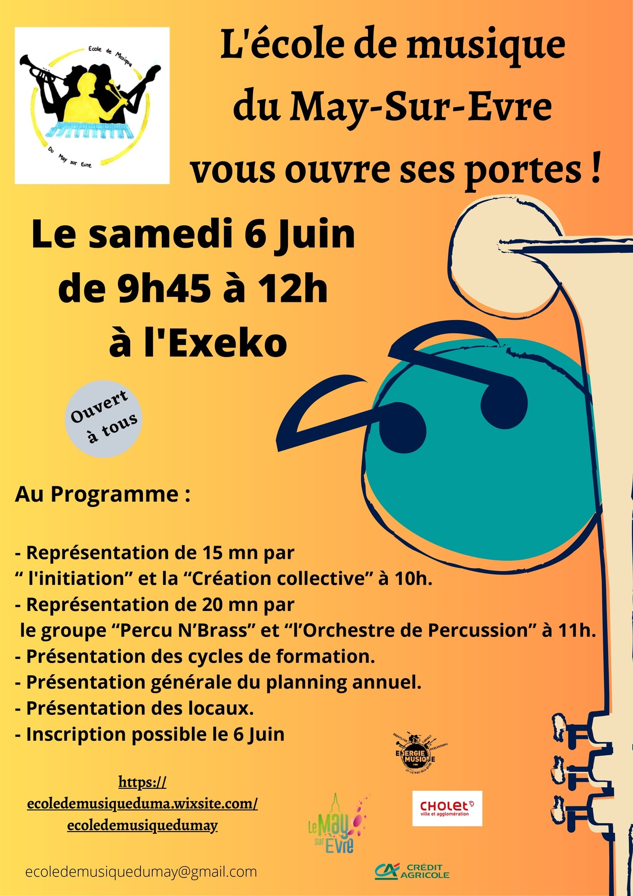 Portes ouvertes de l&rsquo;Ecole de musique